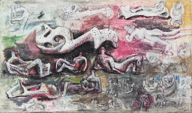 Henry Moore, Reclining Figures, 1940