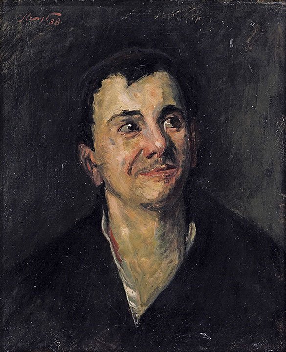 Max Slevgot, Head of a Man, 1888