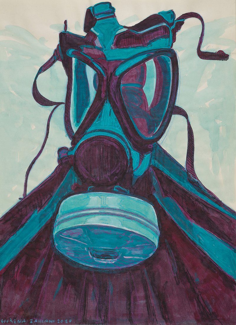 Sourena Zamani, Study for "Cold ugly truth" No.2, 2020