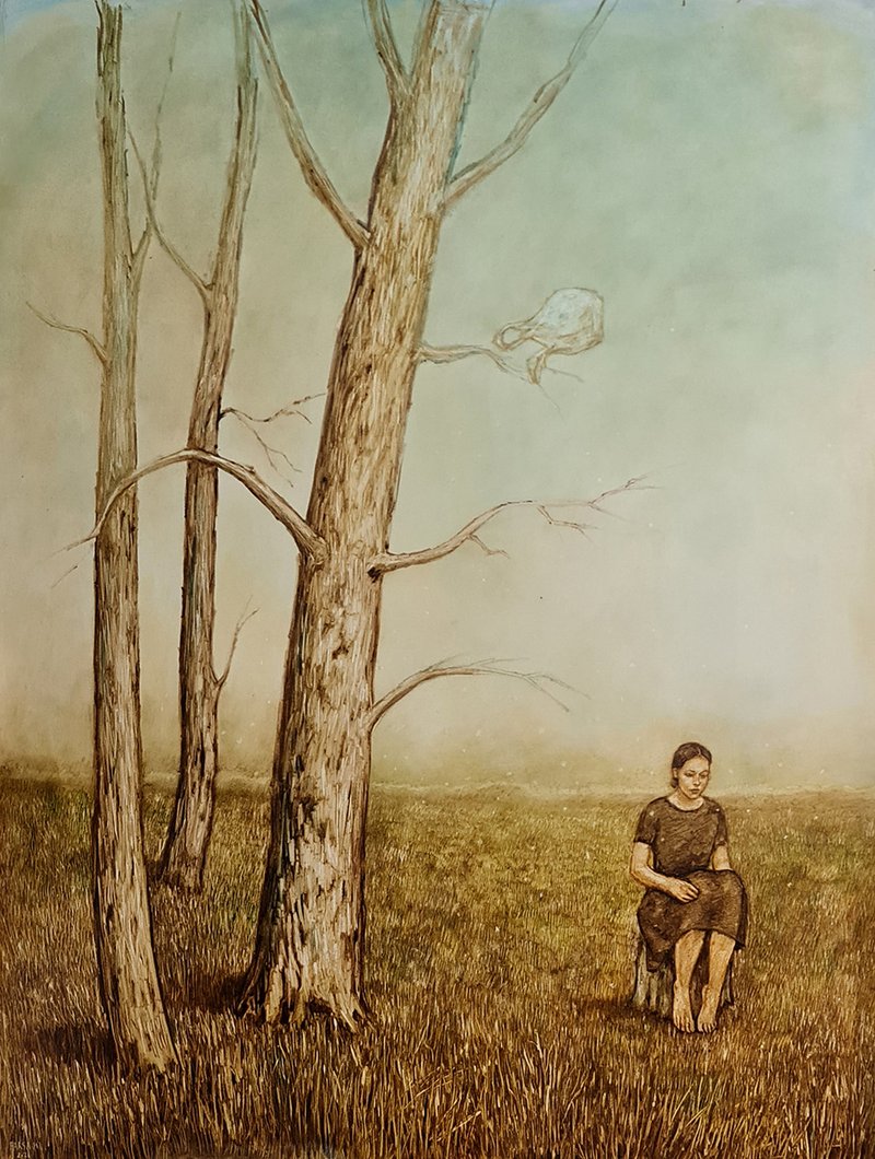 Parsa Hosseinpour, Ascending Through the Breeze, 2021