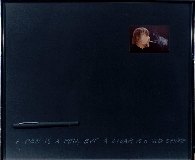 John Baldessari, Cigarette smoke is good