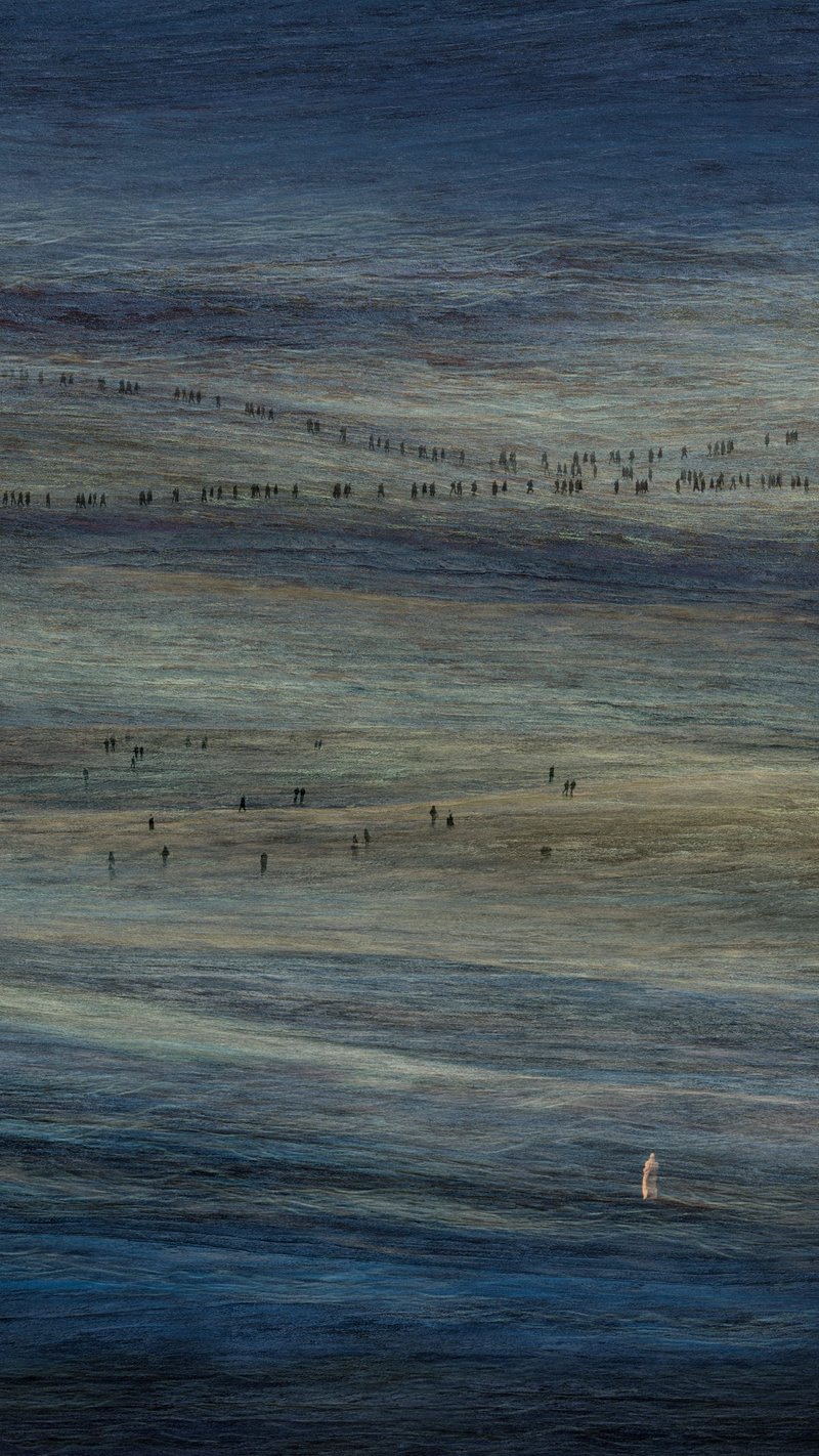 Michal Rovner, Silent Waters, 2022