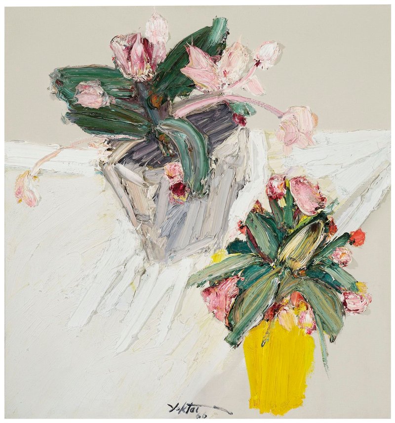 Manoucher Yektai, Two Vases, 1966