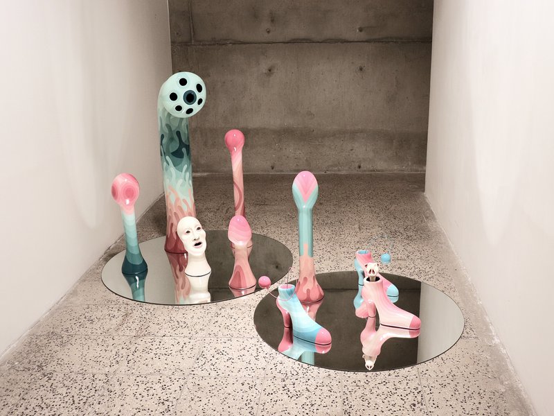 I Don't Want to Be Born, installation view