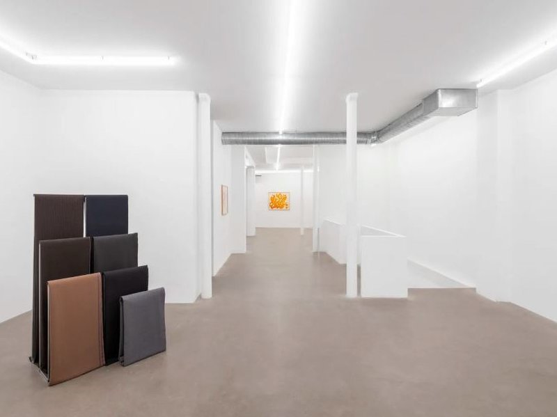 With My Back to the World, installation view