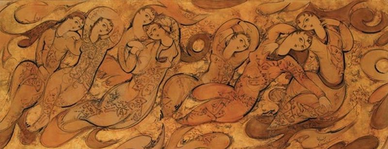 Sadegh Tabrizi, Untitled, 1966