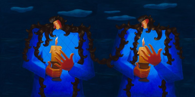 Shiva Noroozi, Candles, 2022