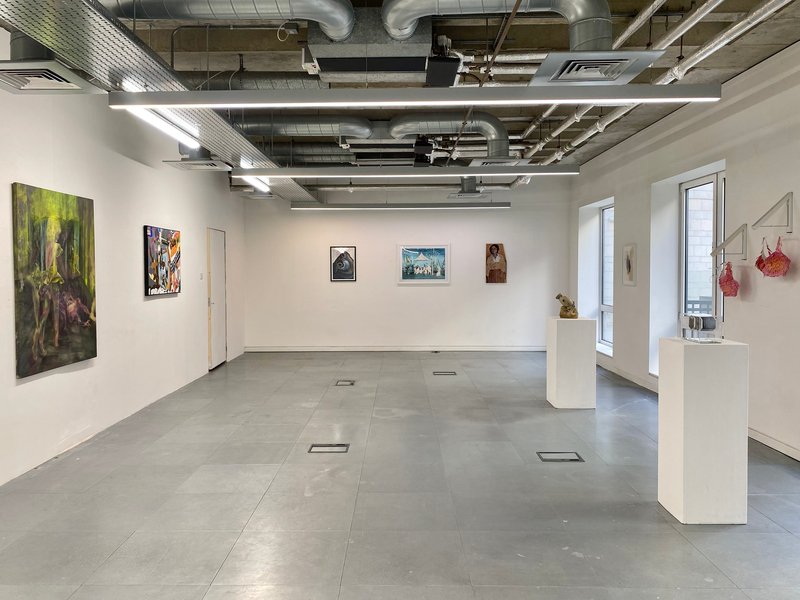 Crossing, installation view