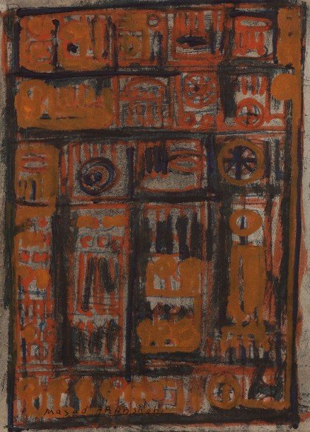 Massoud Arabshahi, Composition, 1965