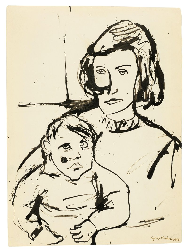 Marcos Grigorian, Mother and Child, 1953