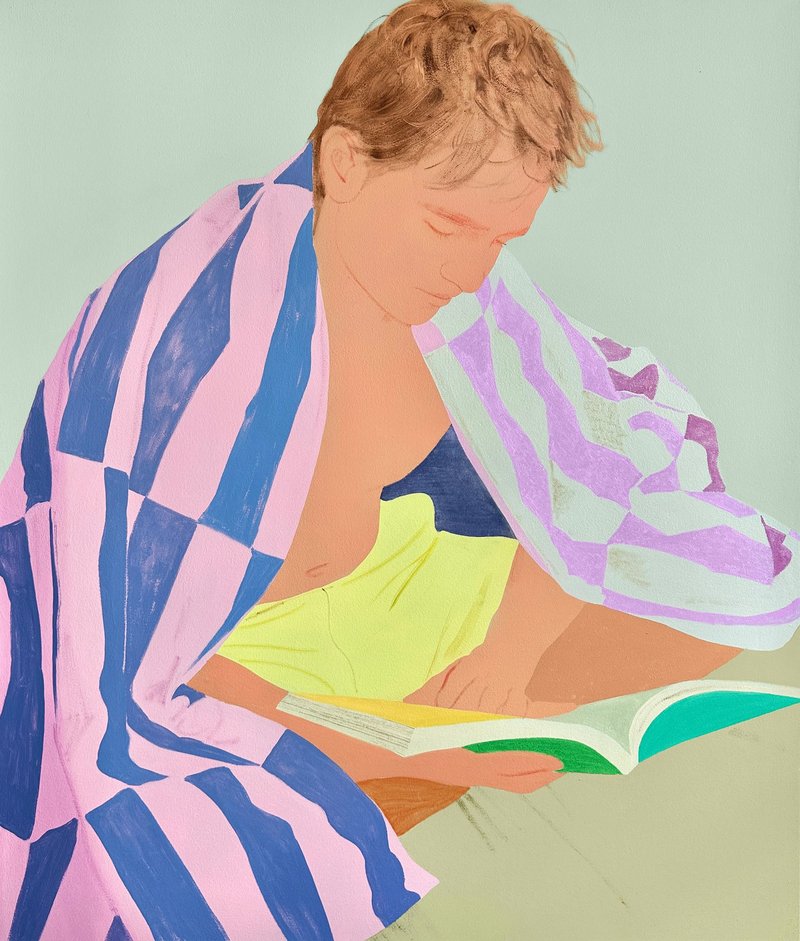 Moritz Moll, Summer Night Reading, 2025