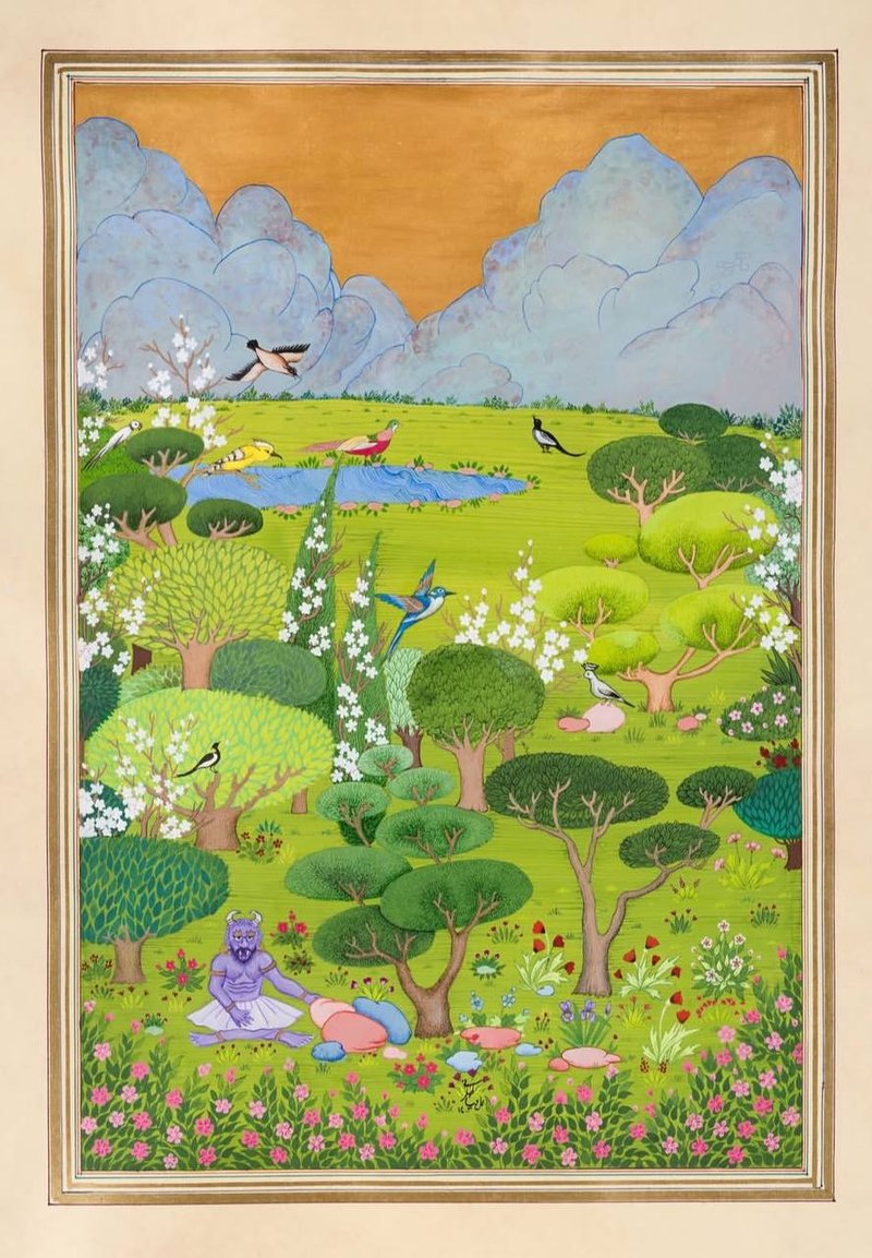 Mahsa Tehrani, A Mystical Retreat of the Purple Div in the Divine, 2025