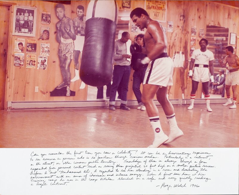 Roger Welch, Mohammad Ali Keli is practicing, 1976