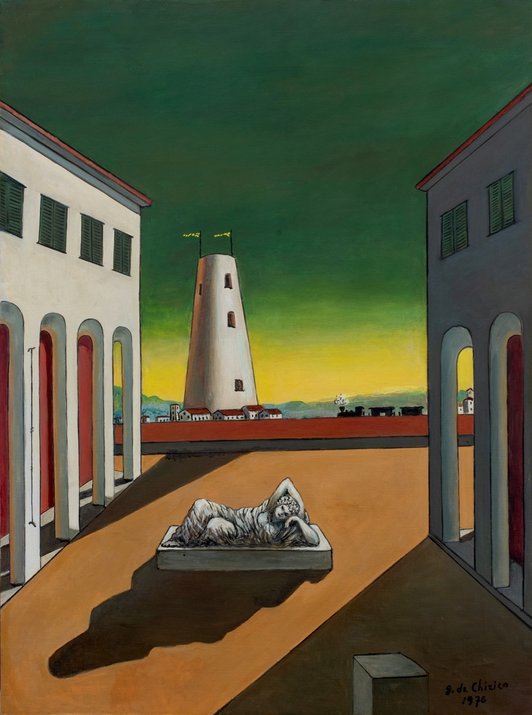 Giorgio de Chirico, Luce pomeridiana, 1976
