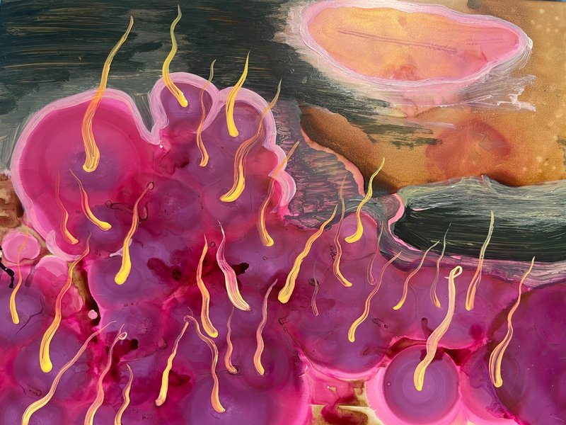 Saba Farhoudnia, Brushstrokes of Scientific Ingenuity, 2023