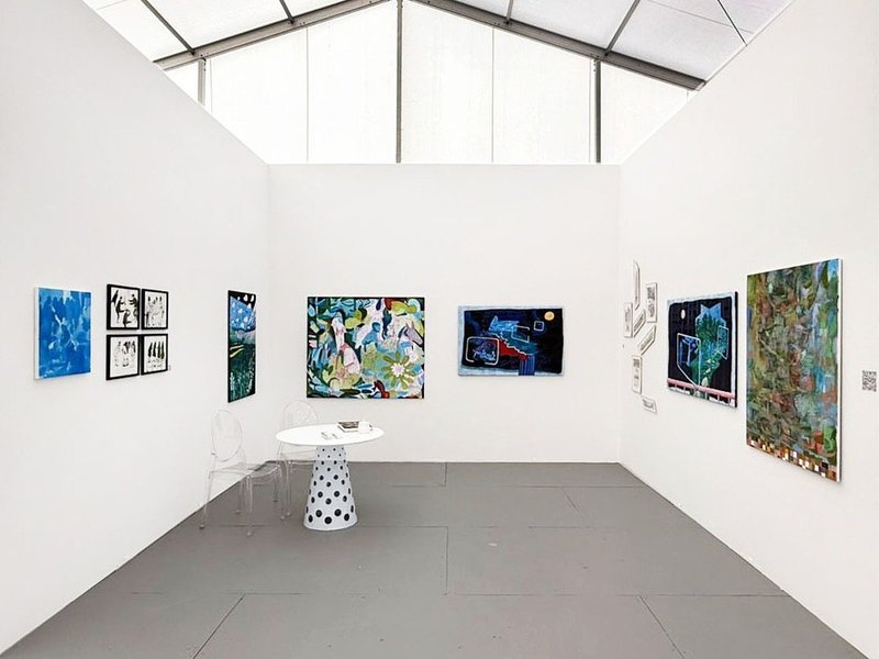 Installation view.