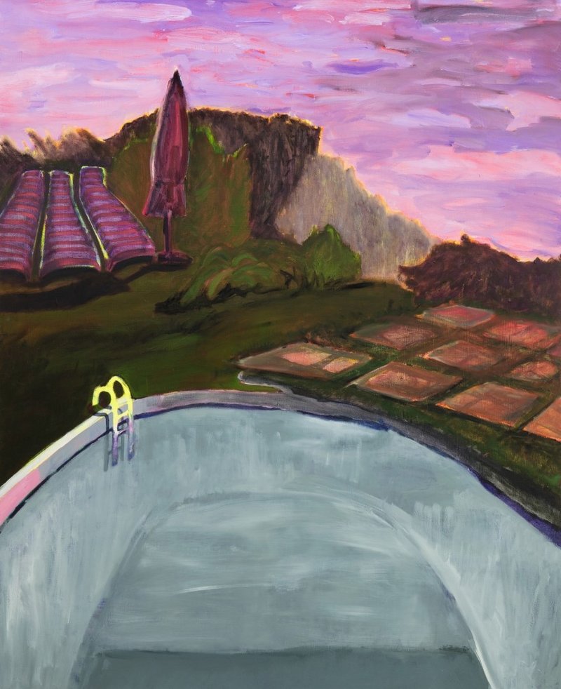 Farnaz Gholami, Empty Swimming Pool, 2020