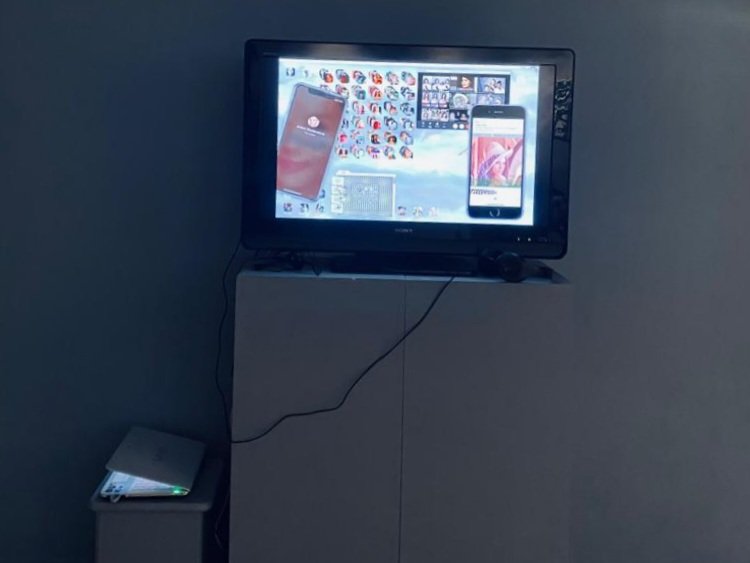 Rereading Rosa Menkman's Glitch Art, installation view