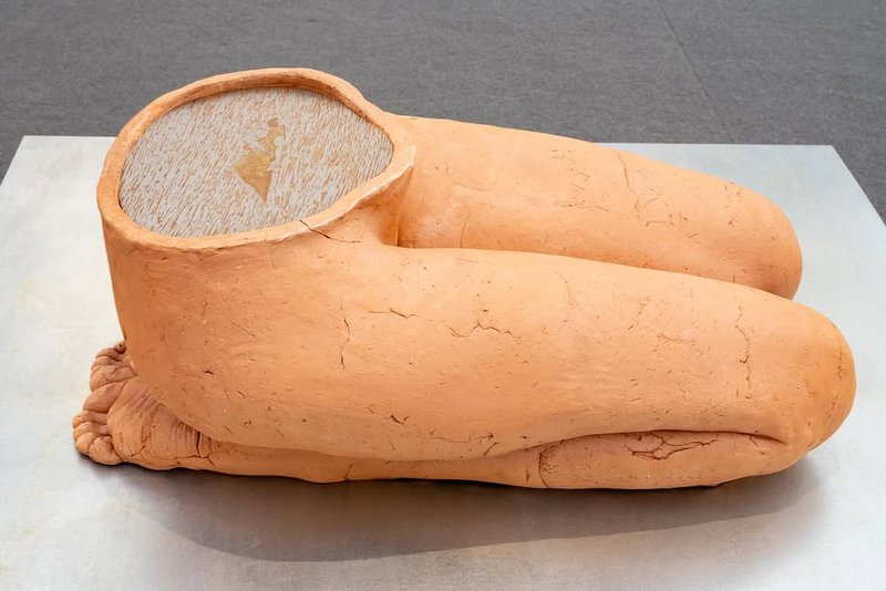 Roksana Pirouzmand, Sinking in Kneeling Position, 2024