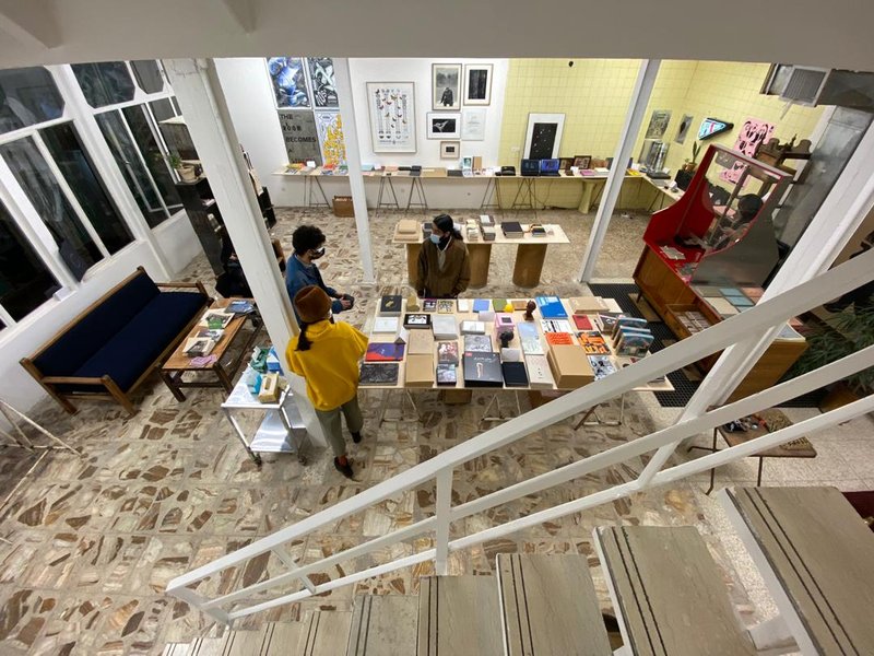 Installation view.