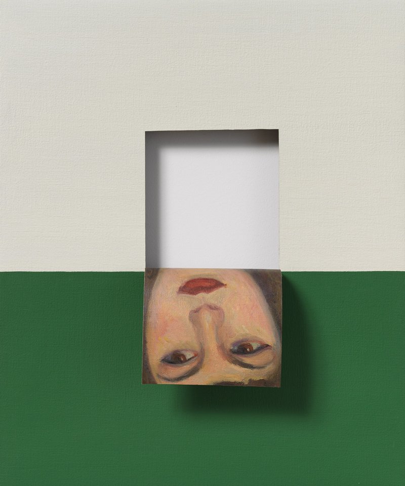 Valeska Soares, Doubleface (Buff Titanium White/Sap Green), 2019