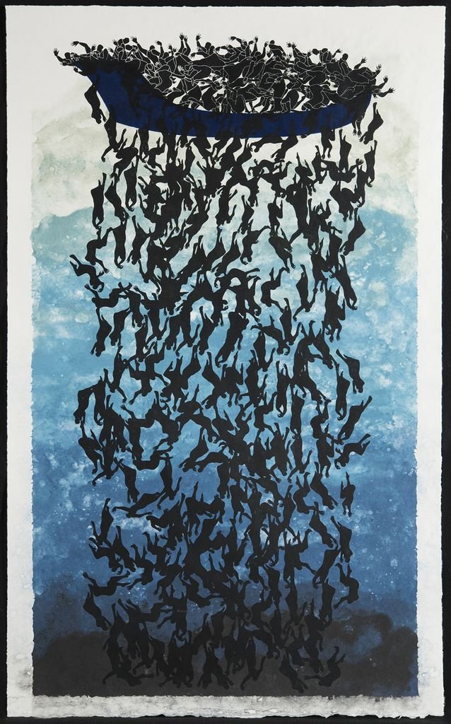 Parastou Forouhar, Water Mark, 2015