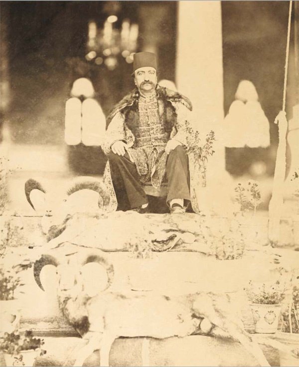 Agha Reza Akasbashi, Naser O'din Shah in Shahrestanak