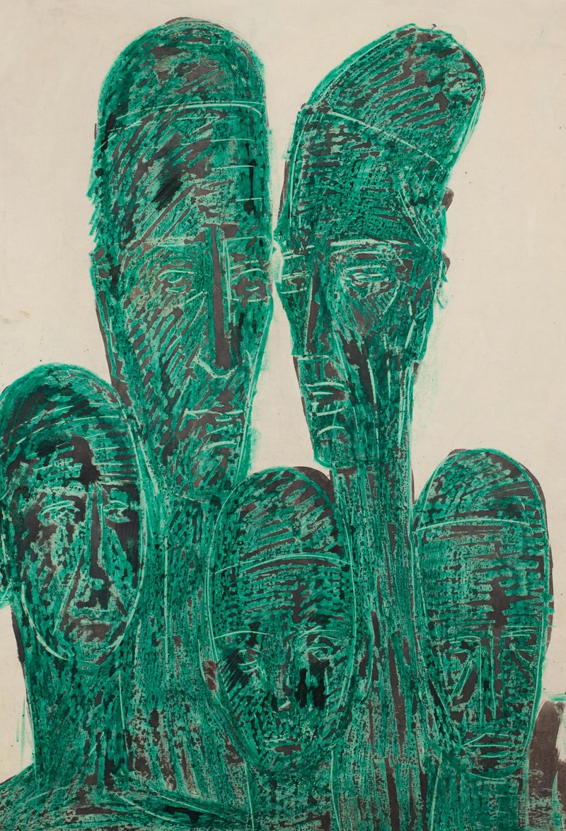 Houshang Pezeshknia, Five Blue Heads