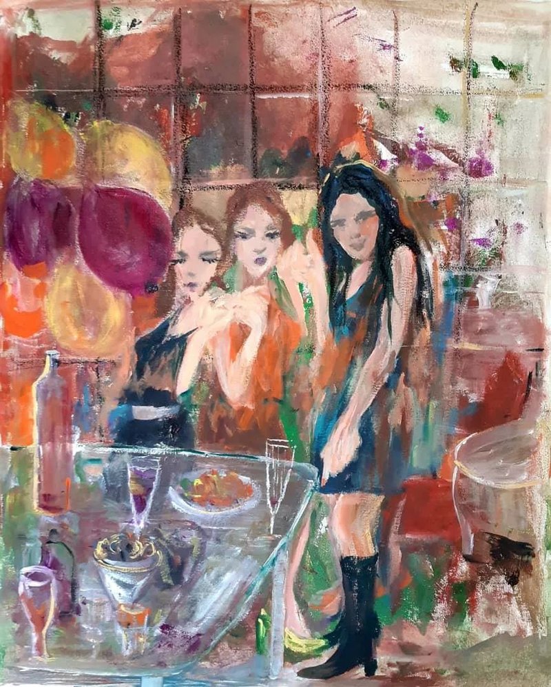 Marzieh Bagheri, Dinner, Tehran Paris 02