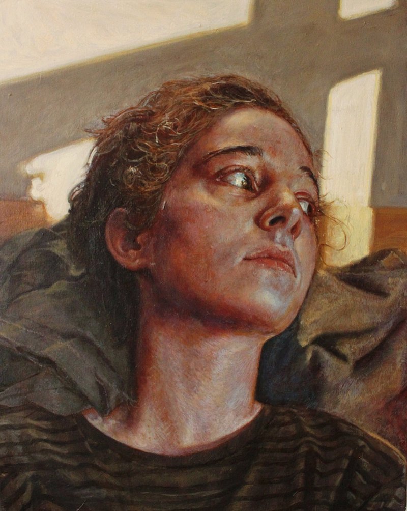Farsam Sangini, Portrait of a Girl in the Autumn Afternoon Light, 2020