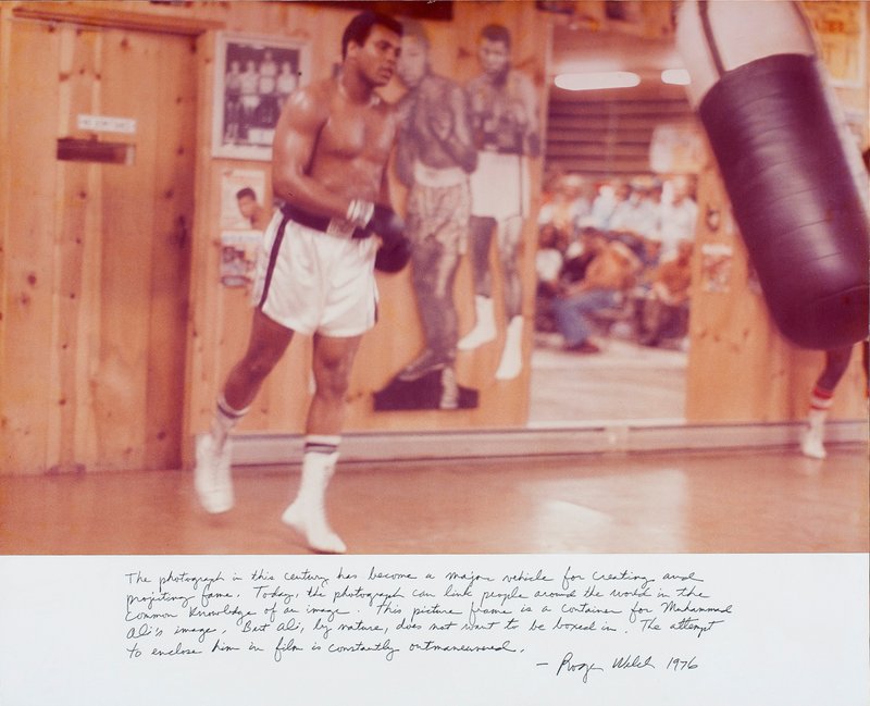 Roger Welch, Mohammad Ali Keli is practicing, 1976