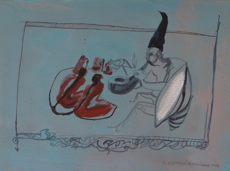 Rokni Haerizadeh, Qajar Dancers, 2008