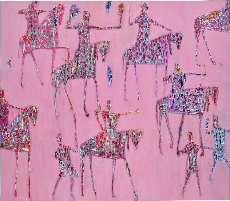 Reza Derakshani, Hunt the Pink, 2018