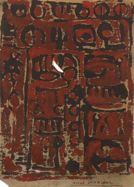 Massoud Arabshahi, Composition, 1965