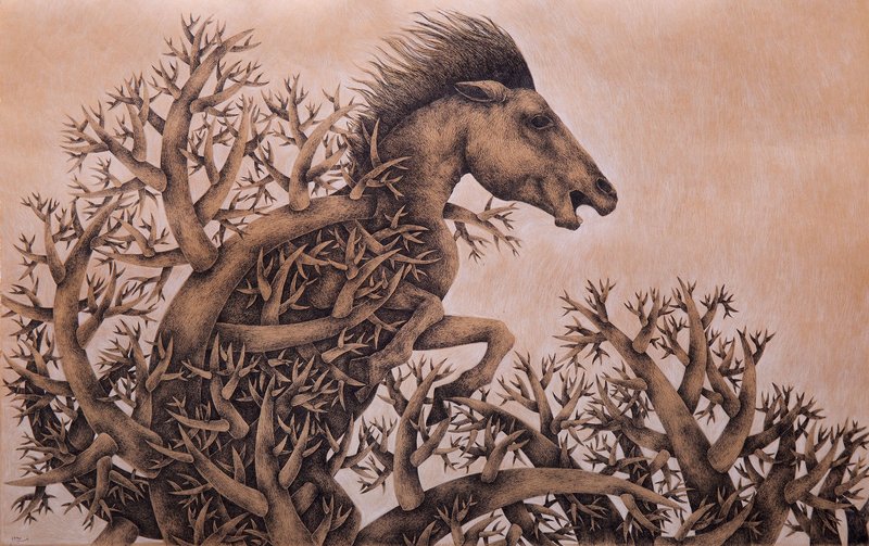 Ensiyeh Akbarzadeh, Untitled, 2018