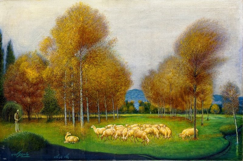 Jafar Petgar, Dawn in Pasture, 1948
