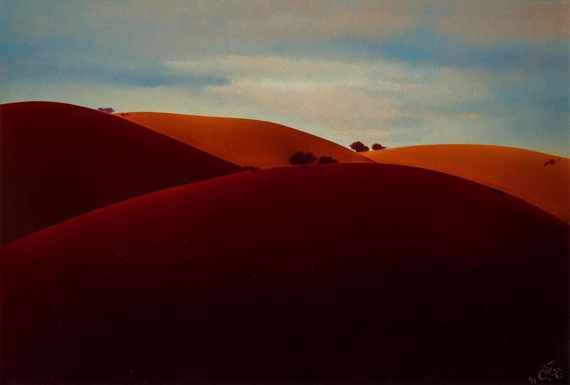 Jalal Shabahangi, Mystical Dunes, 1991