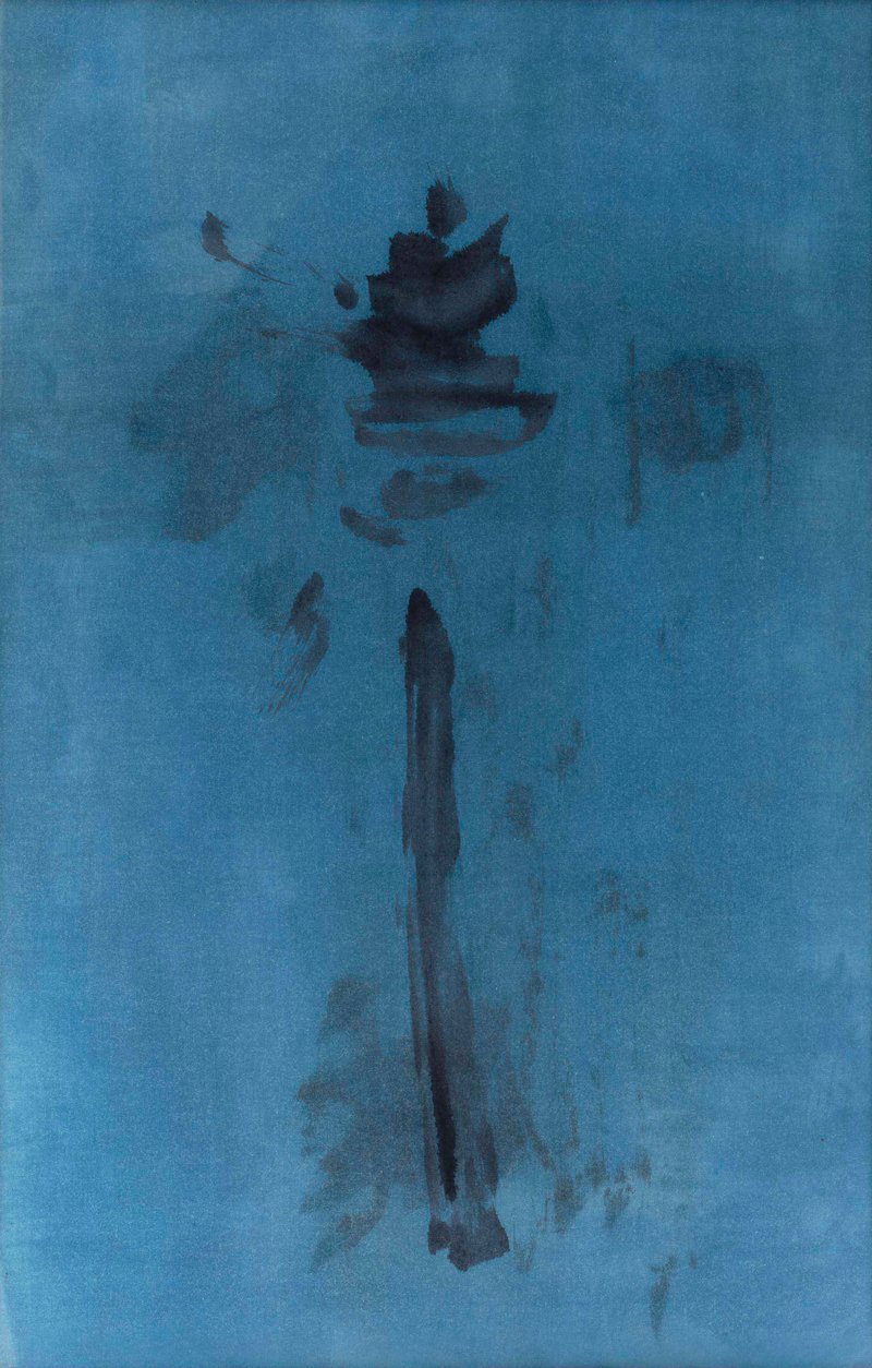 Nasser Assar, Blue Fragment, 1962