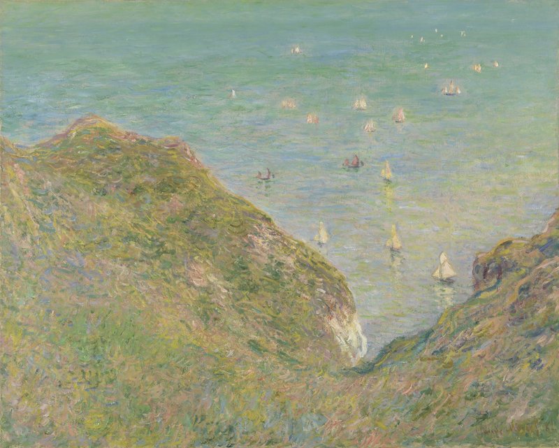 Claude Monet, On the Cliff at Pourville, Clear Weather, 1882