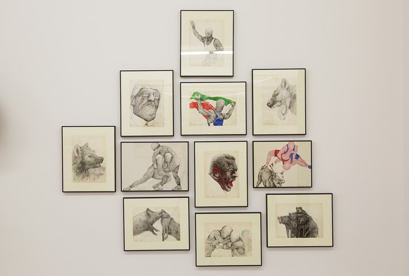Sin, installation view