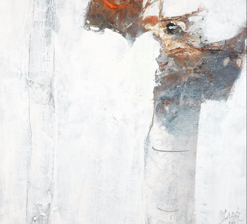 Farideh Lashai, White Branches, 2008