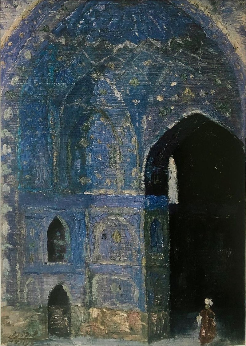 Mahmoud Javadipour, Shah Mosque, 1947
