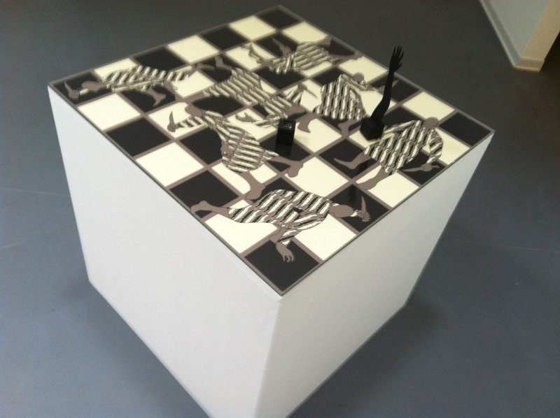Parastou Forouhar, Game Board, 2011
