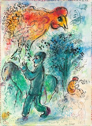 Marc Chagall, Les Paysans, 1976