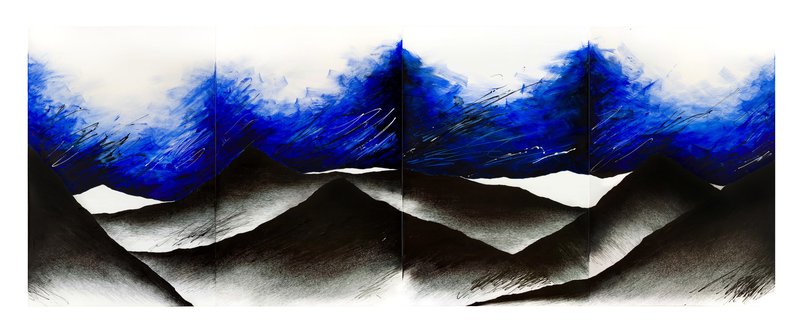 Golnaz Fathi, Lost in the Mountains 1, 2022