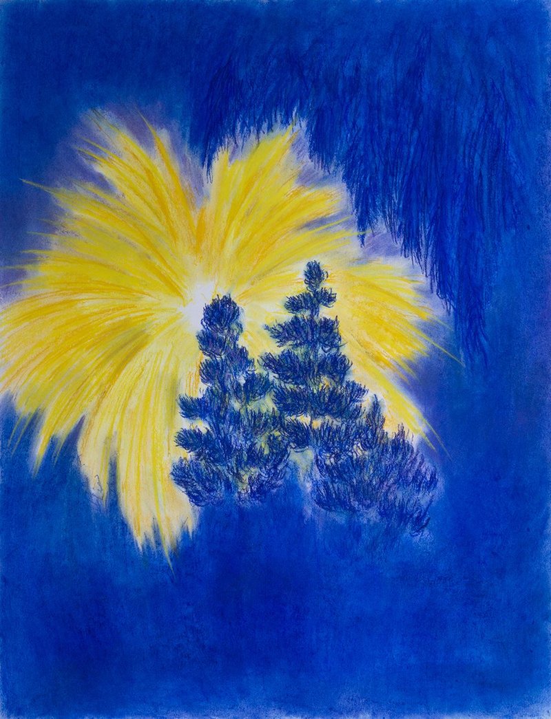Shahrzad Jahan, Sunburst after Midnight, 2021
