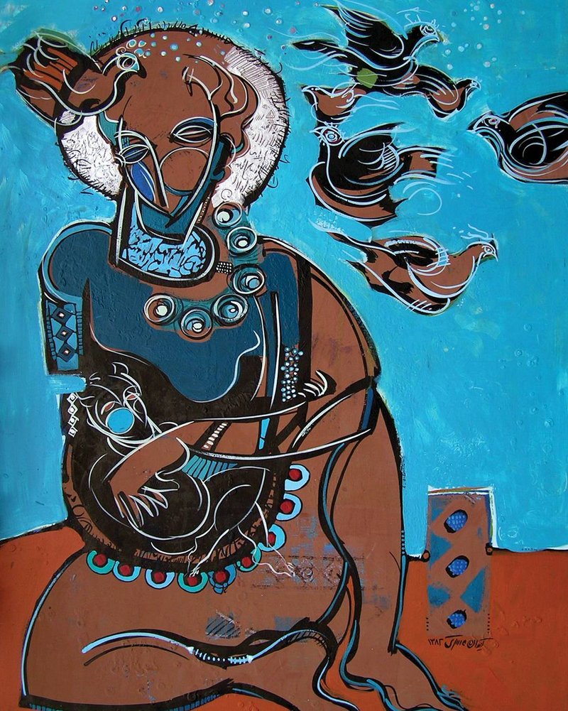 Keyvan Asgari, Mother and Child, 2001