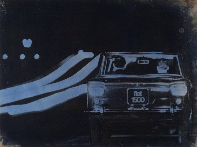 Mimmo Rotella, Il Traffico, 1965
