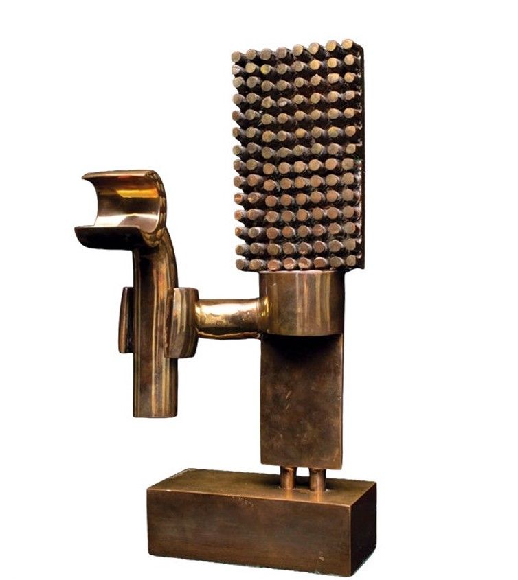 Parviz Tanavoli, Poet and Lion's Bone, 2008