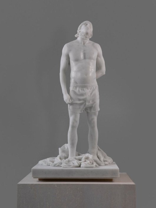 Reza Aramesh, Action 247, Site of the Fall: Study of the Renaissance Garden, 2023